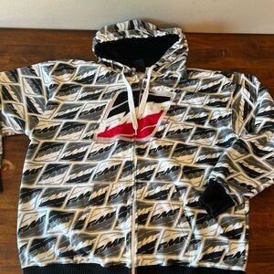 Black and White Geometric Sweatshirt